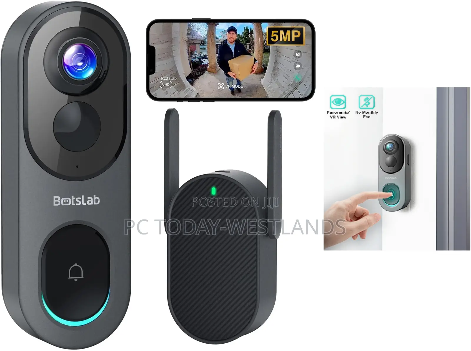 Video Doorbell Camera,5 MP Wireless Doorbell Camera