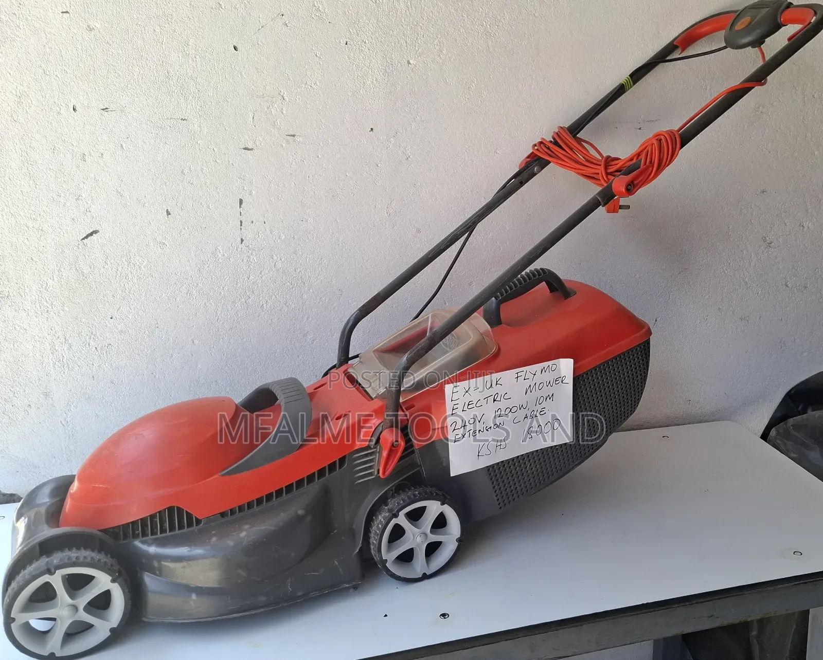 Lawn Mower- Flymo Electric Propelled 240v 10m 1200w Ex-Uk