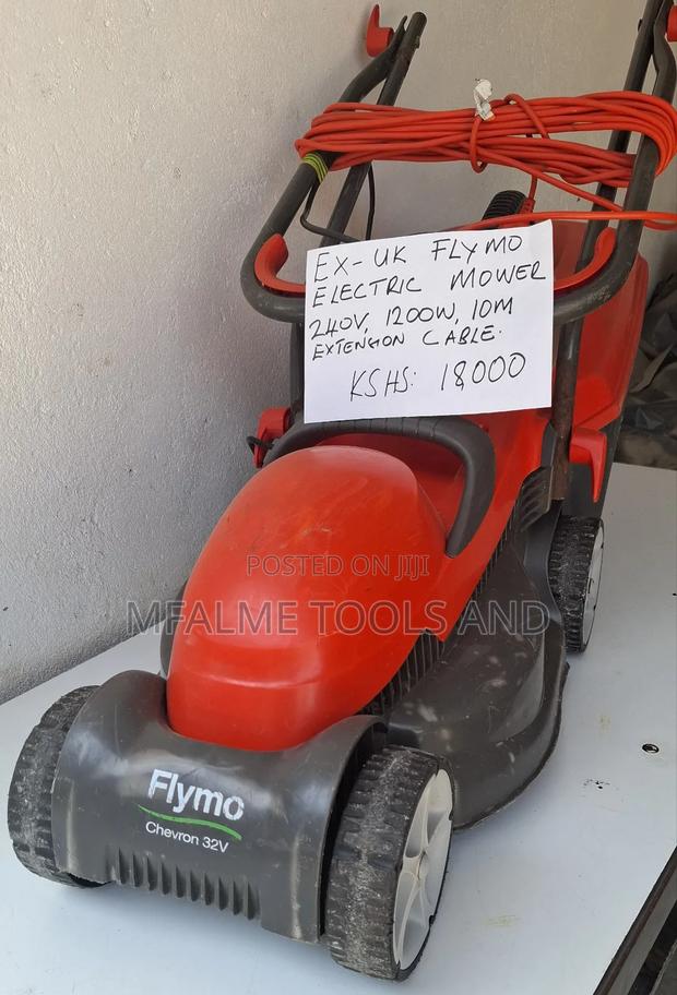 Lawn Mower- Flymo Electric Propelled 240v 10m 1200w Ex-Uk - thumbnail 2