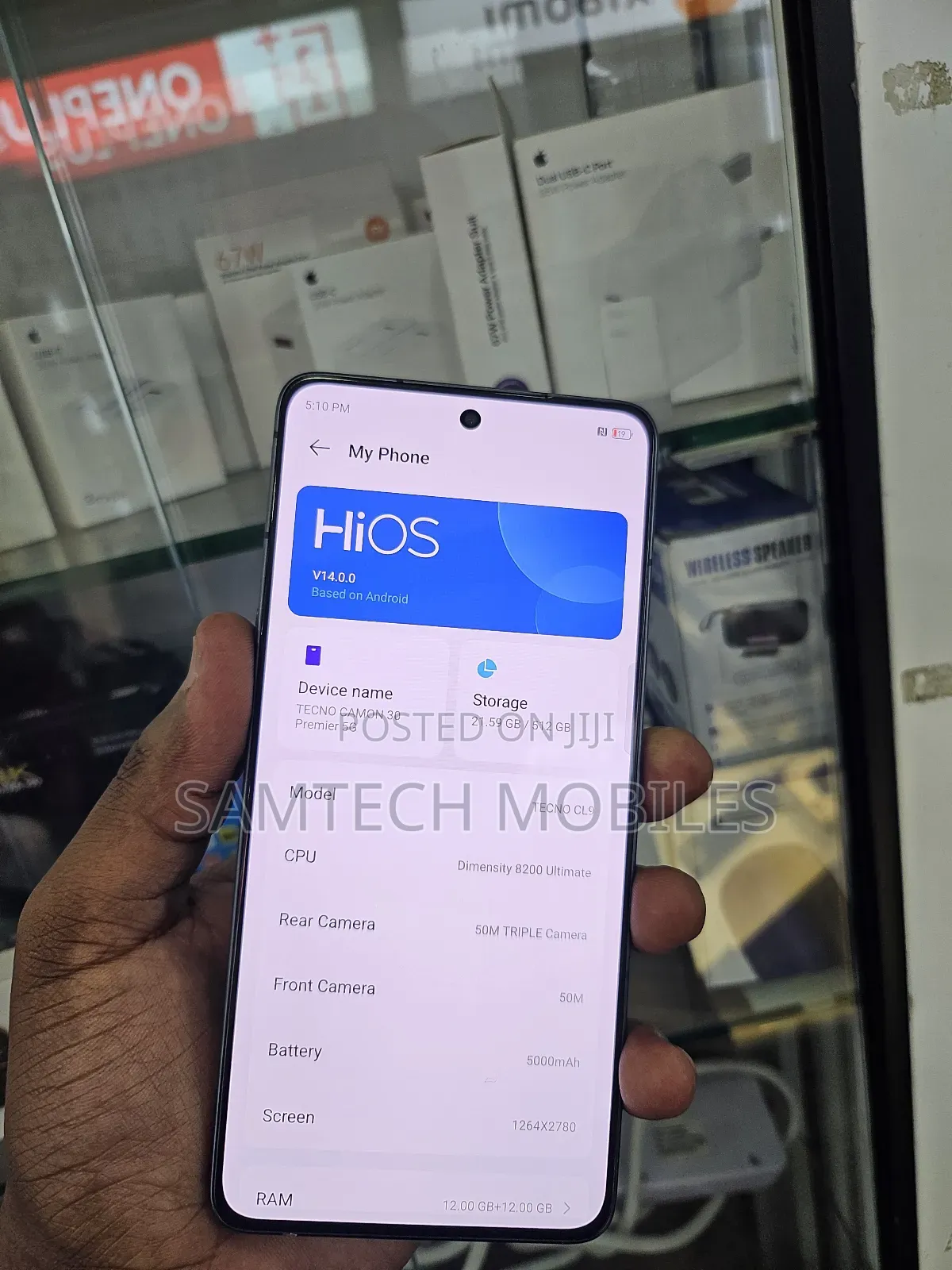 Tecno Camon 30 Premier 512 GB Black