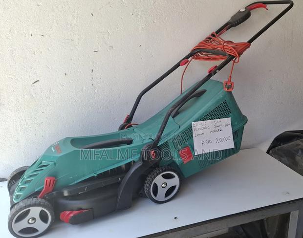Lawnmower Bosch Electric Propelled 240v 15m Cable Ex-Uk