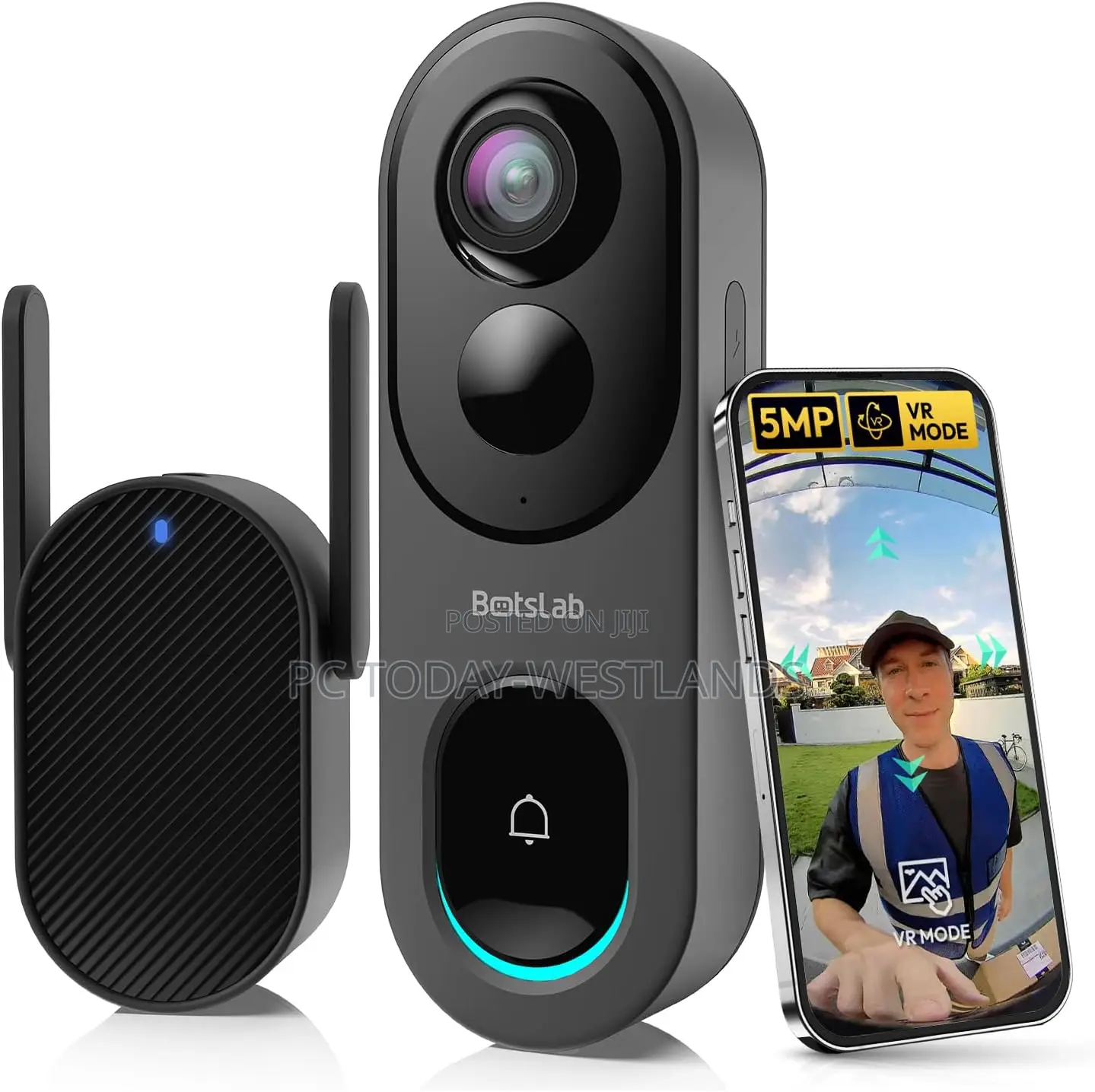 Video Doorbell Camera,5 MP Wireless Doorbell Camera