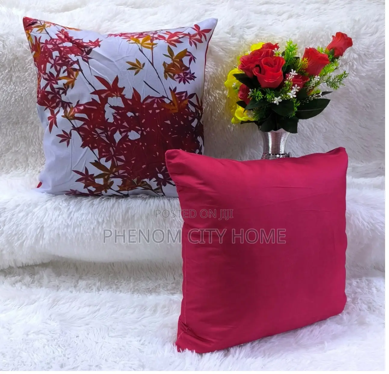Maroon Themed Throwpillow Cases