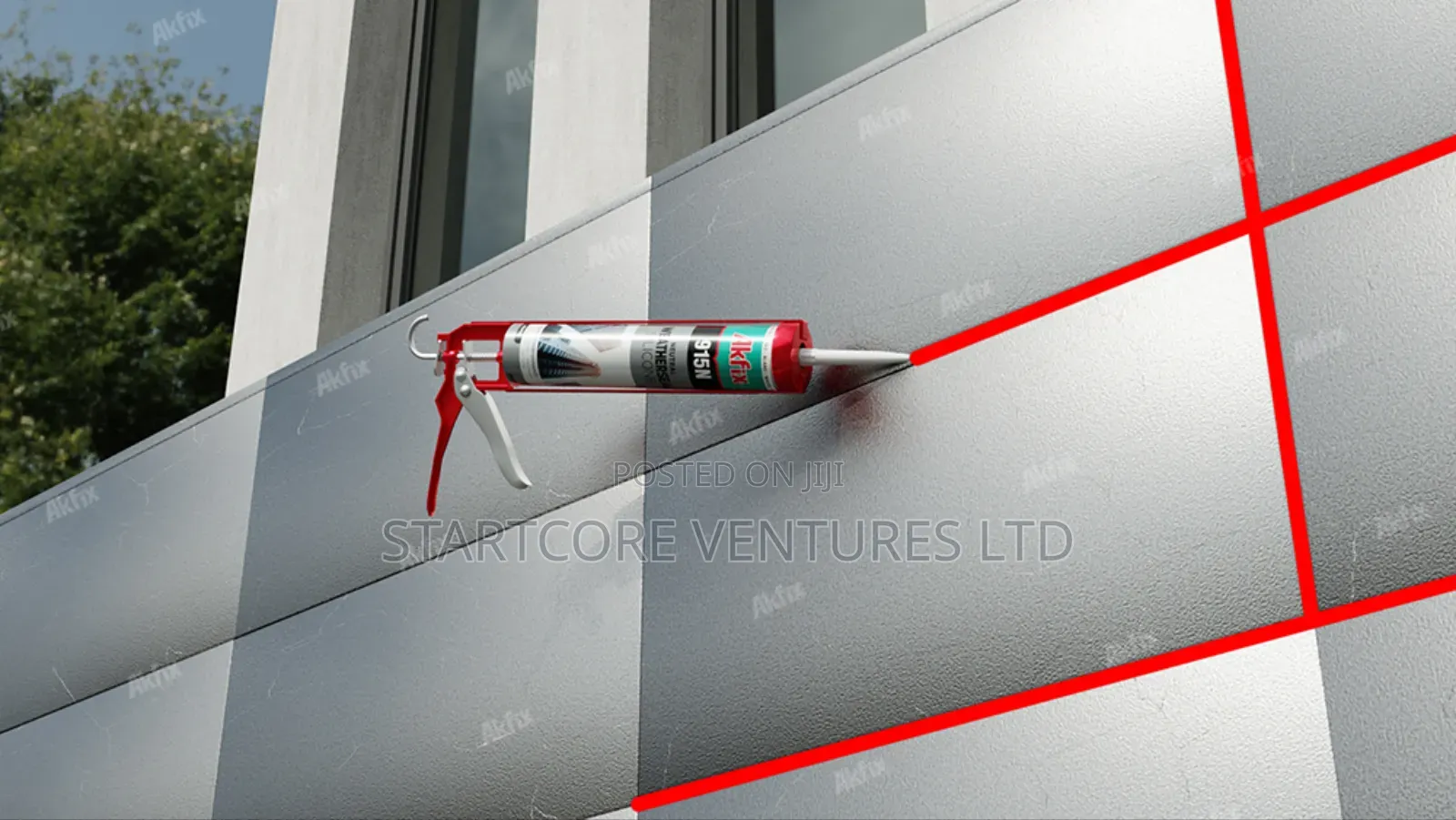 Akfix Structural Weatherseal Silicone 600ml