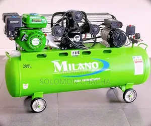 Milano 200l 2 In 1 Compressor 7.5hp Engine 4hp Motor Quality