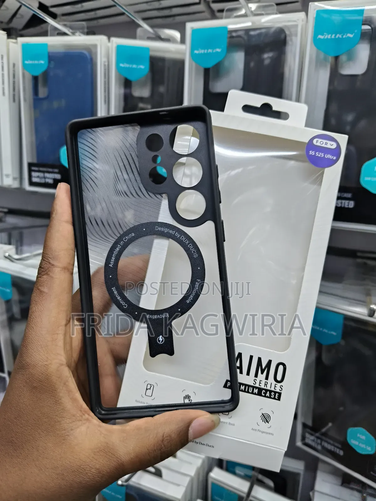 Samsung S25 Ultra Aimo Back Case With Wireless Charging