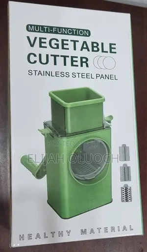 Square Storm Rotary Drum Vegetable Cutter With 3 Grating