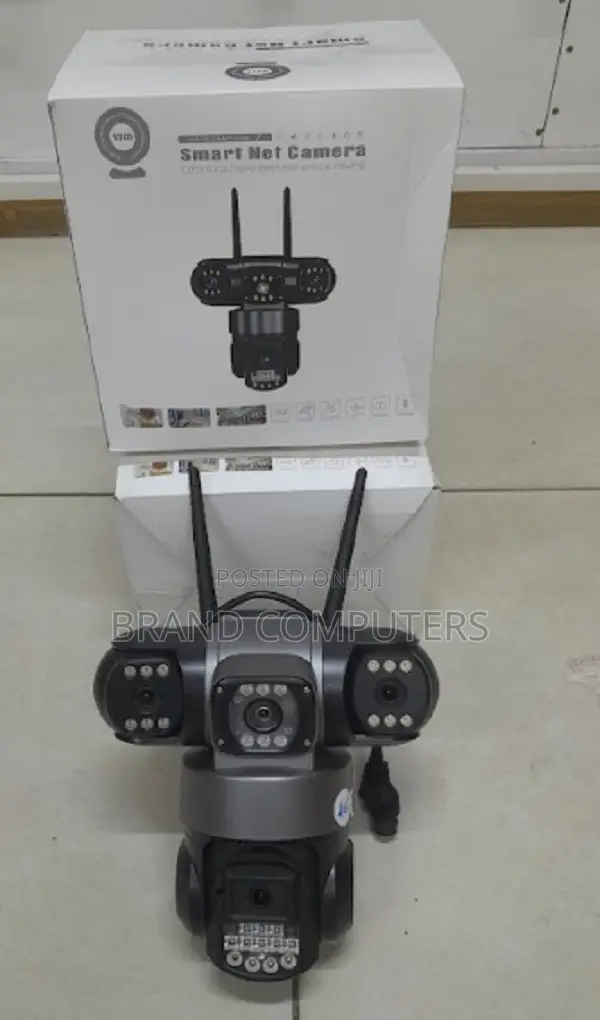 4G Simcard Triple Lens Wireless Dome PTZ Camera 3 Lenses