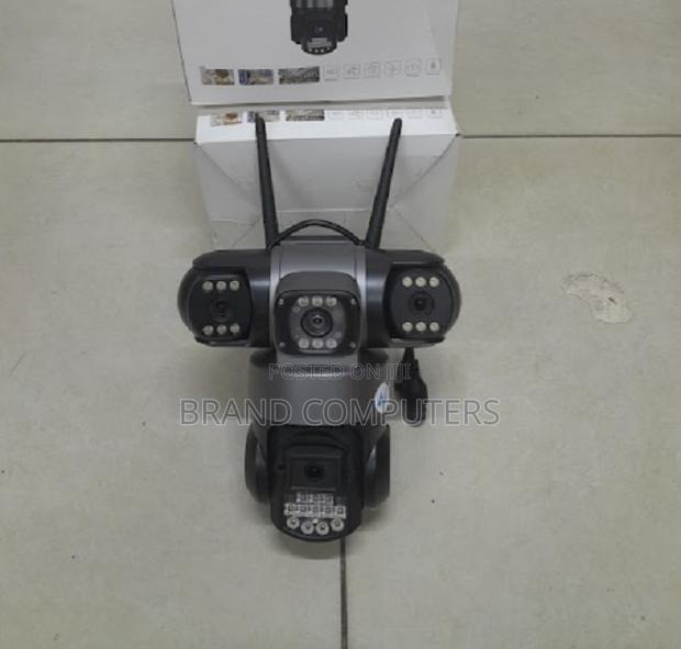 4G Triple Lens PTZ Camera Security Outdoor CCTV Camera