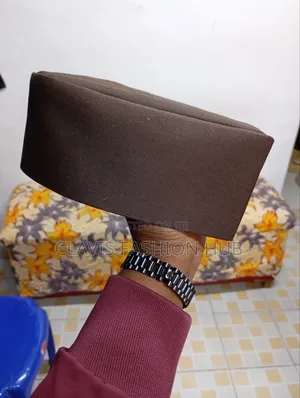 Brown Oval Cap for the African Man