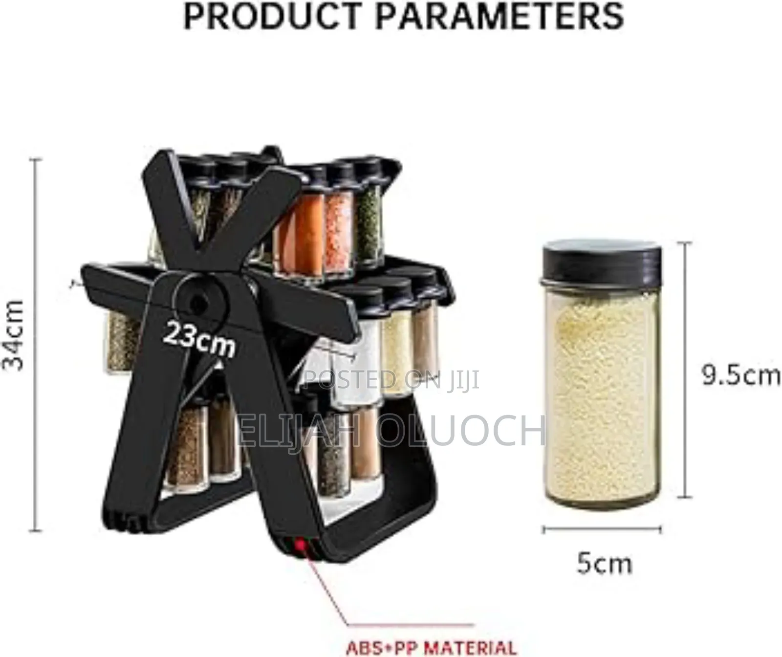 Windmill 18 Jar Rotating Spice Rack