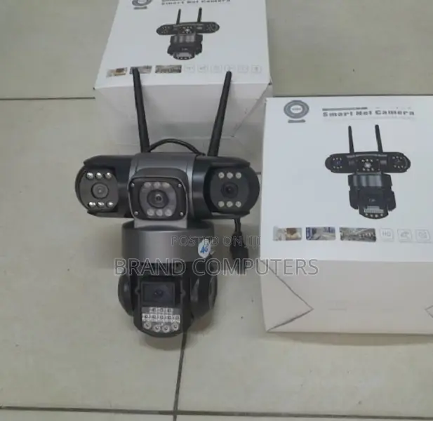 6mp Triple Lens 4G Simcard AC Powered V380 PTZ Smart Camera
