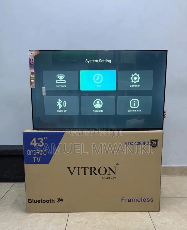 Vitron 43′′ Frameless Smart Android FHD Tv Bluetooth Enabled - thumbnail 2