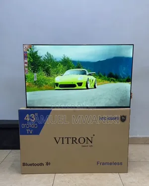 Vitron 43′′ Frameless Smart Android FHD Tv Bluetooth Enabled