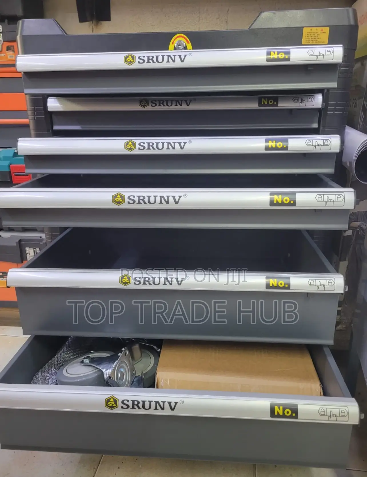 Srunv Roller Cabinet 6 Tray With Wheels