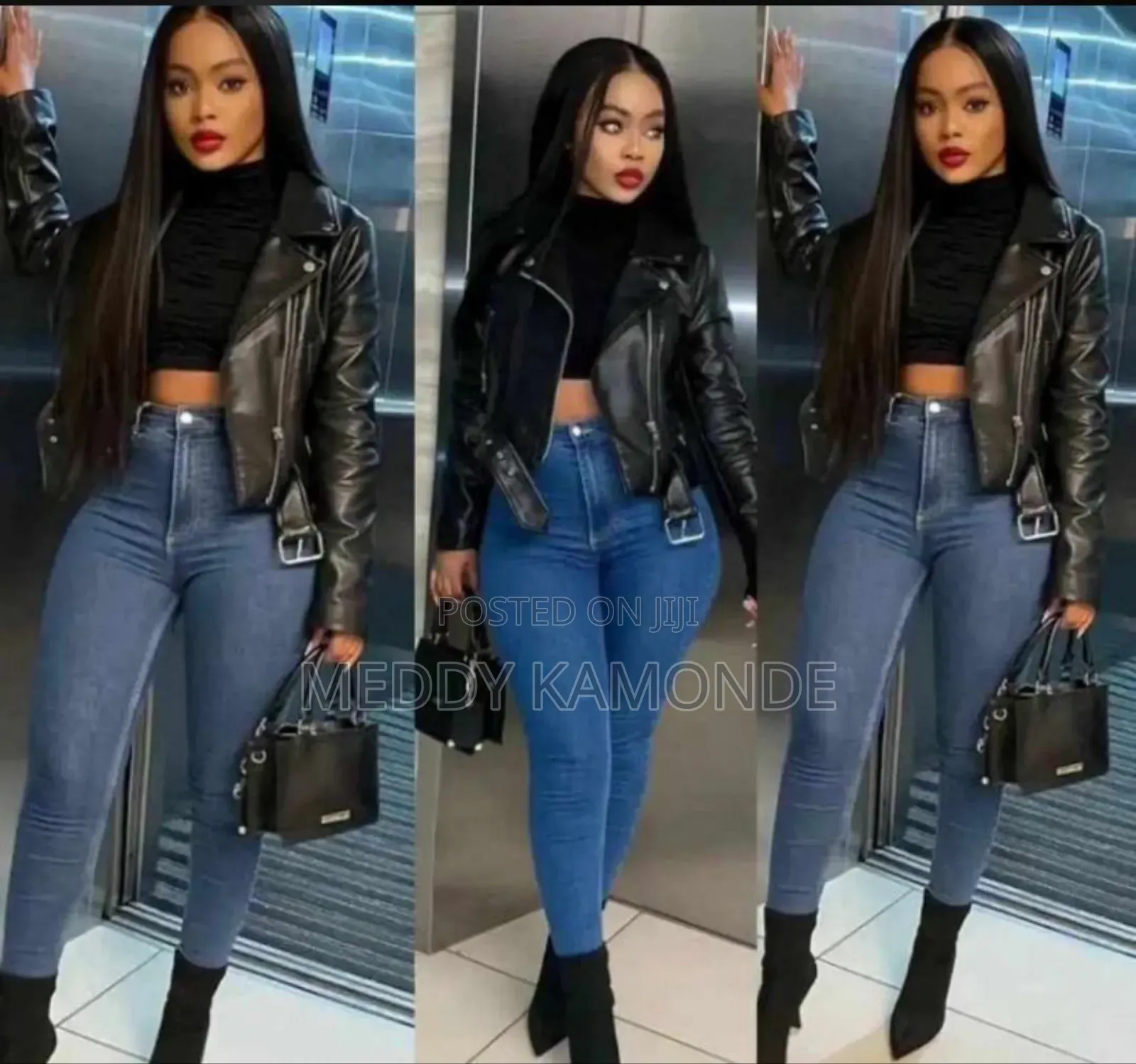 Stylish Black Leather Jacket