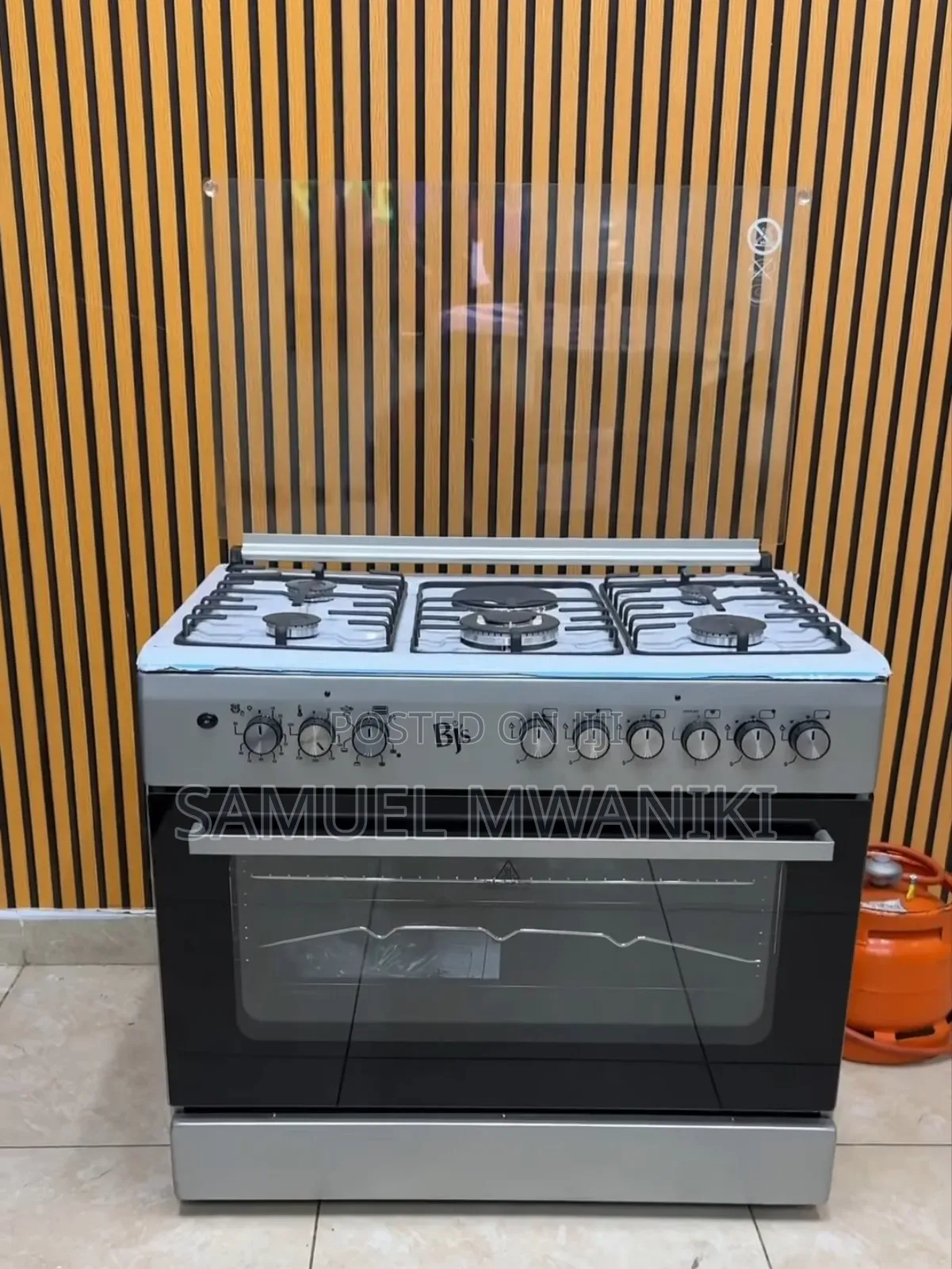 BJS 90 by 60 4G + 1WOK+1HOTPLATE Electric Oven