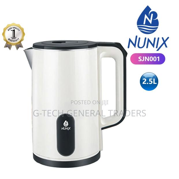 Nunix Plastic Coated 2.5l Cordless Electric Kettle - main view