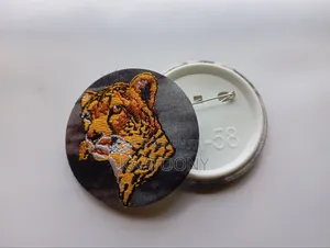 Embroidery Pin Back Buttons