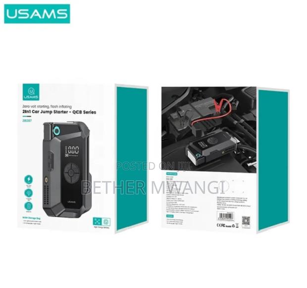 USAMS ZB287 Car Jump Starter 8000MAH in Kenya