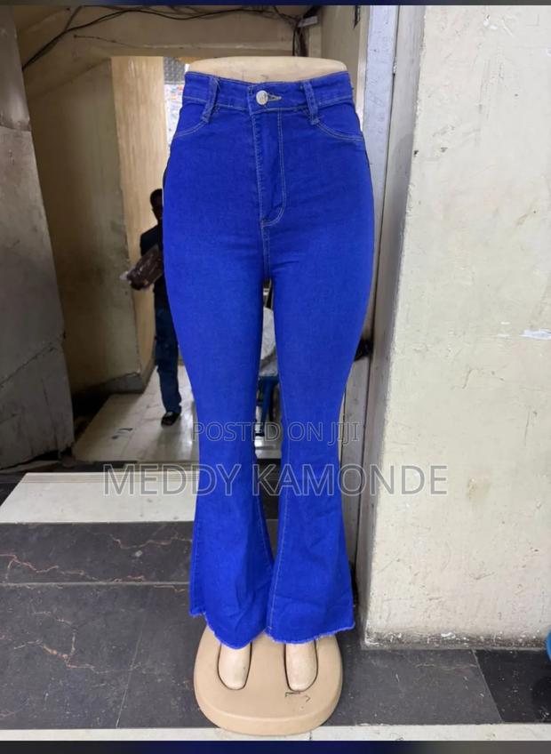 Blue/Black Hipster Trouser - thumbnail 2