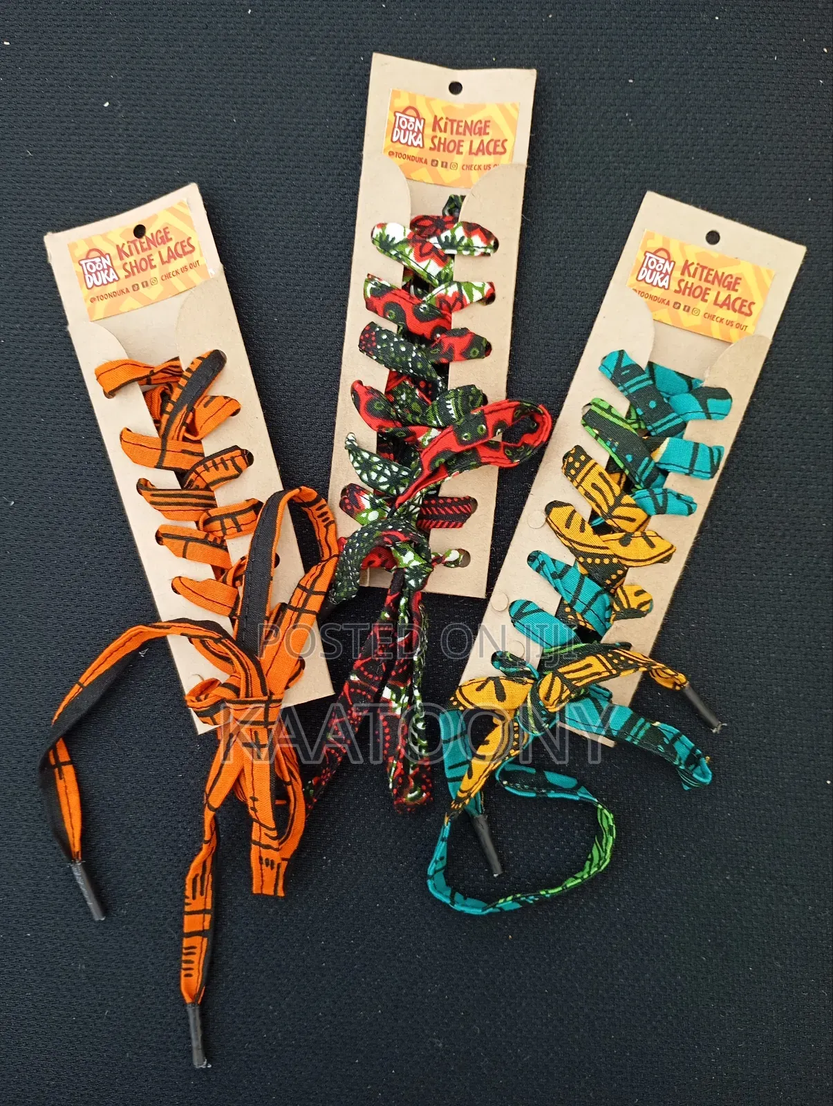 Kitenge Shoe Laces
