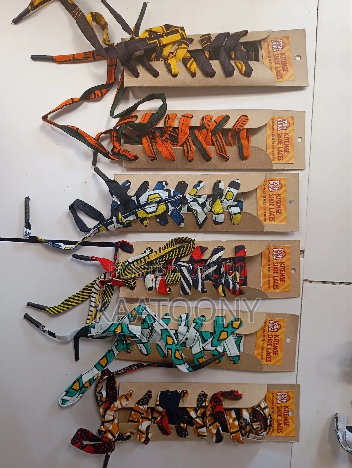 Kitenge Shoe Laces