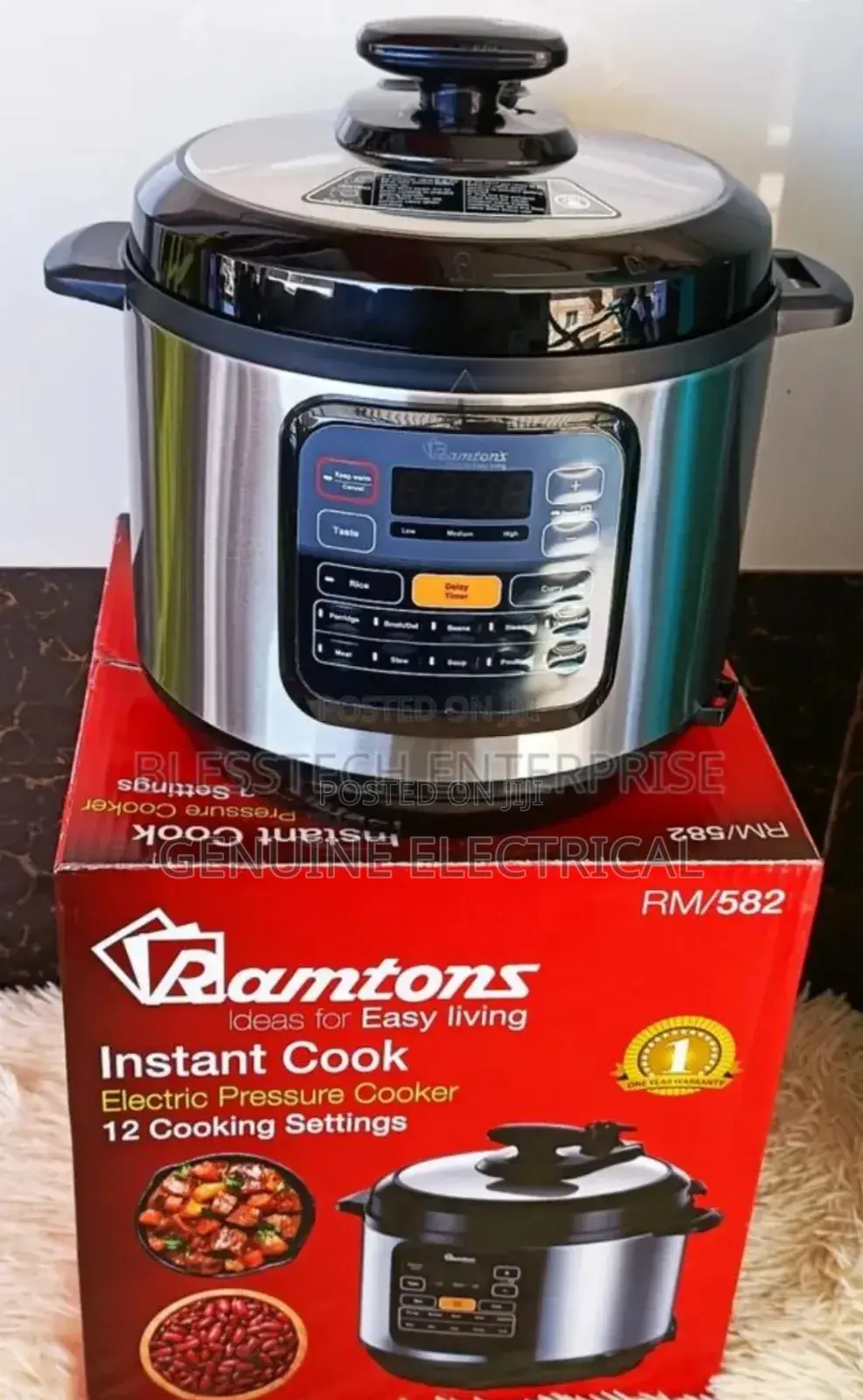 Ramton Pressure Cooker 6litre