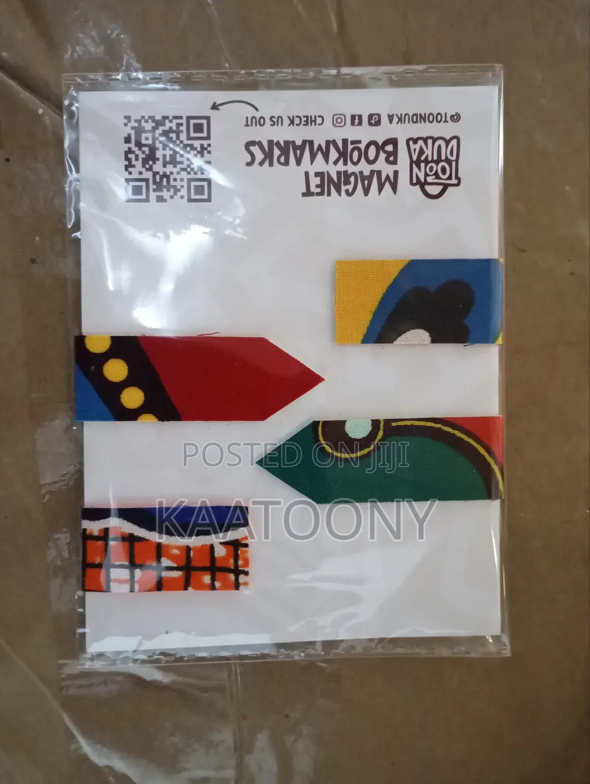 Kitenge Magnetic Bookmark