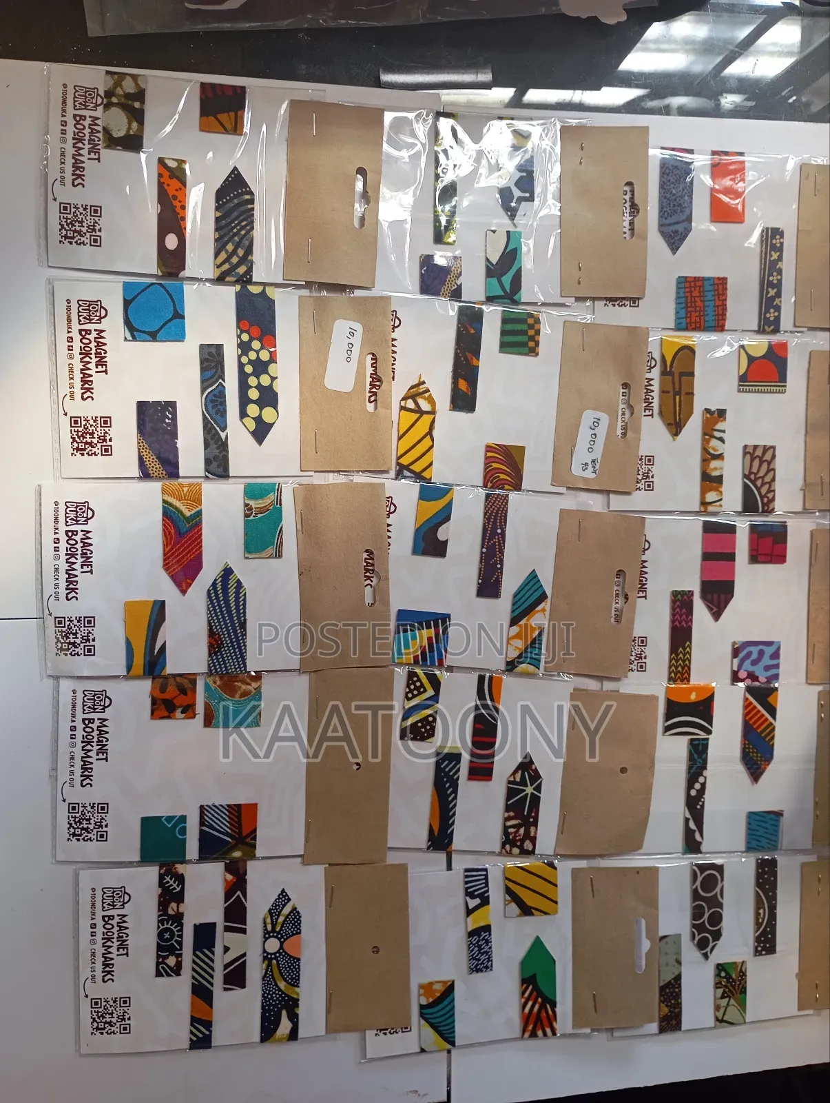 Kitenge Magnetic Bookmark