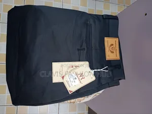 Nathan Roman Khaki Trousers for Men Black Blue
