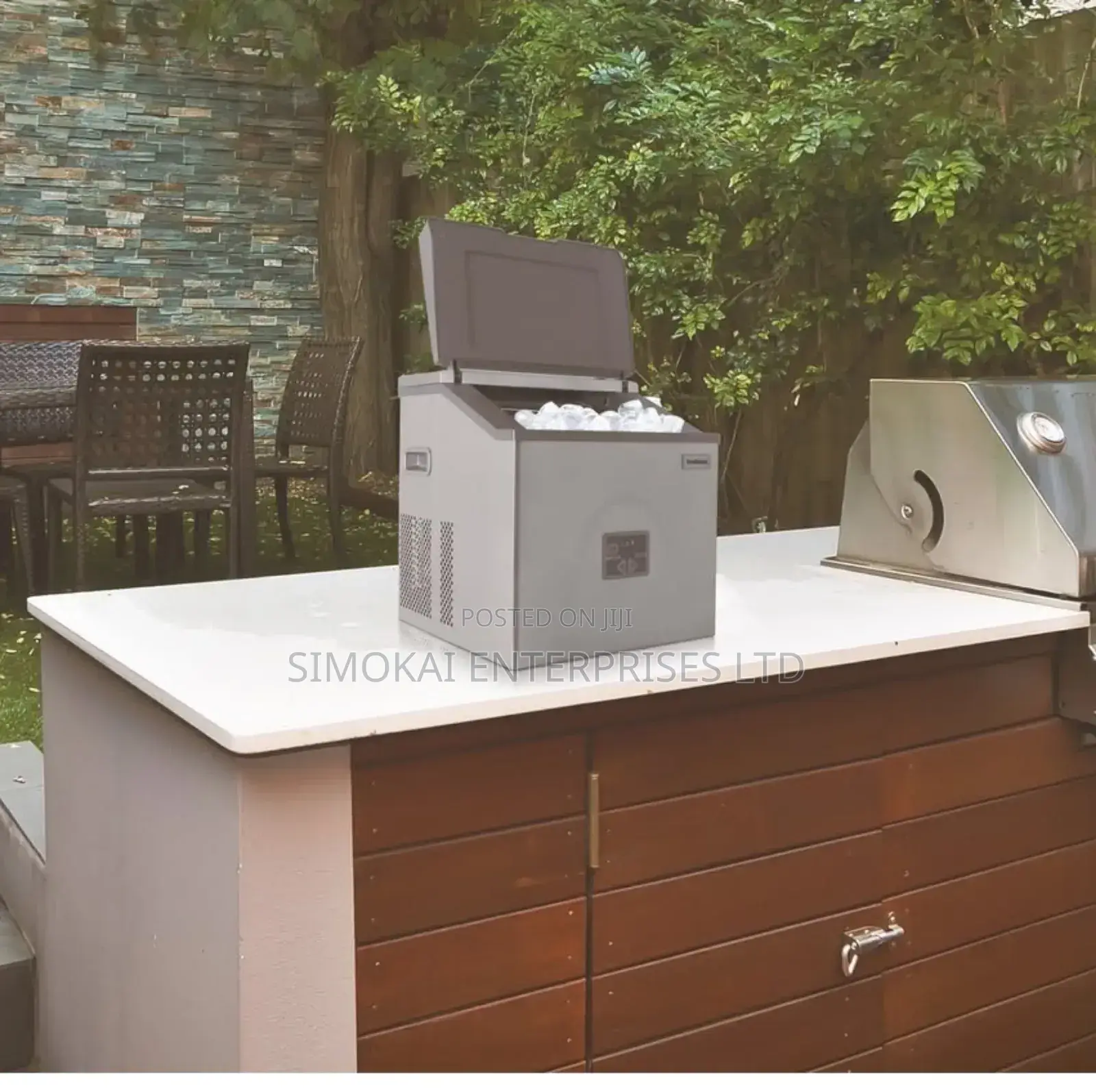 20kg Counter-Top Ice-Maker Stainless Steel- Snomaster