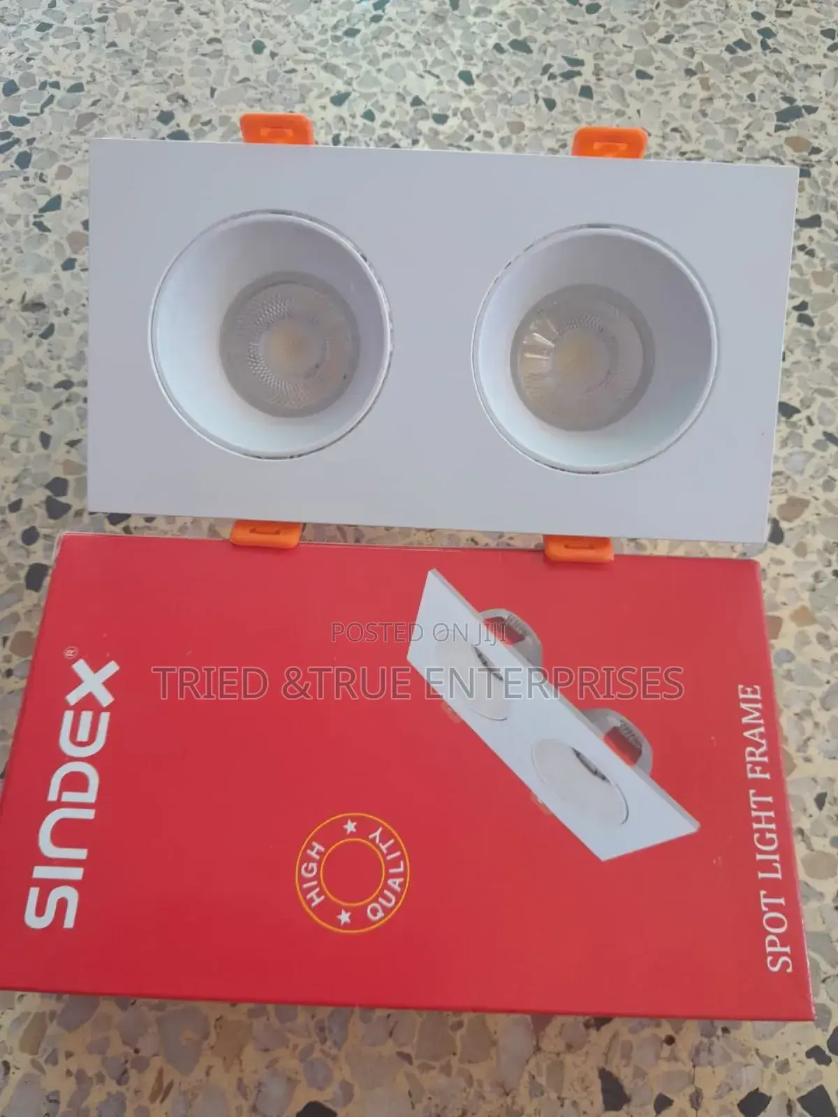 White Gu10 Fitting Double Downlighter Rd2qk