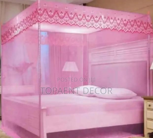 Pink 6by 6 4 Sided Mosquito Net