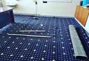 Senior Offices Presidential Blue Wall to Wall Carpets