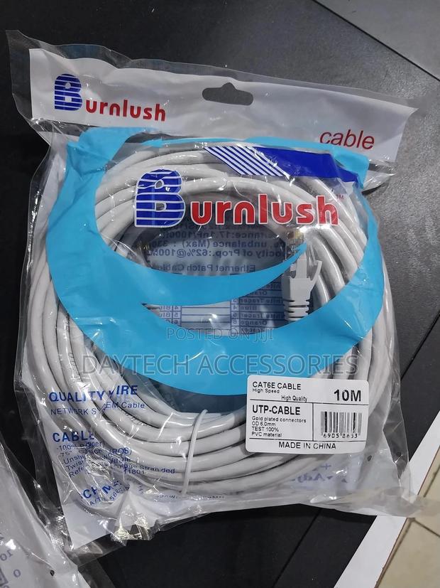 Burnlush Network Patch Cord Cat6 Ethernet Lan Cable - 10m - thumbnail 2