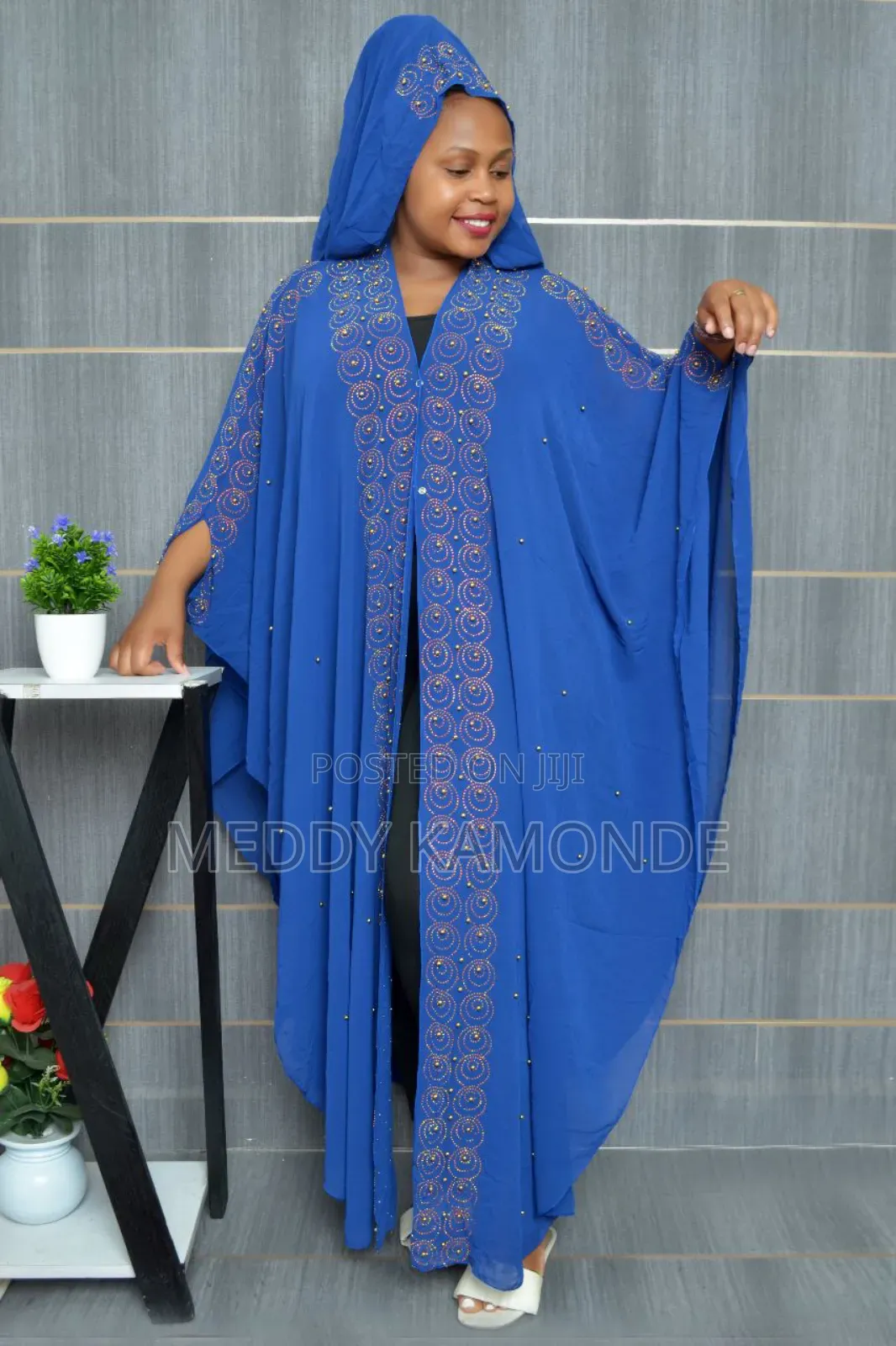 Free Size Blue Kaftan