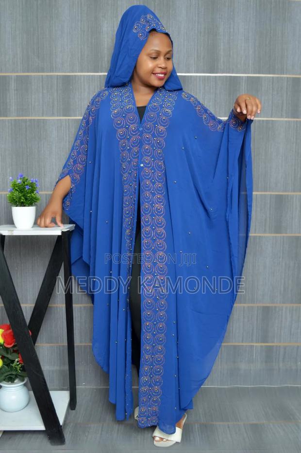 Free Size Blue Kaftan - thumbnail 3