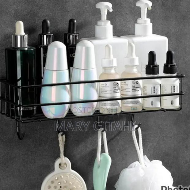 Bathroom Organizer With Hooks - main view
