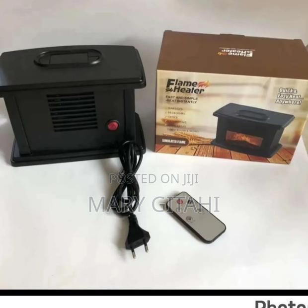 With Heat Electric Fireplace