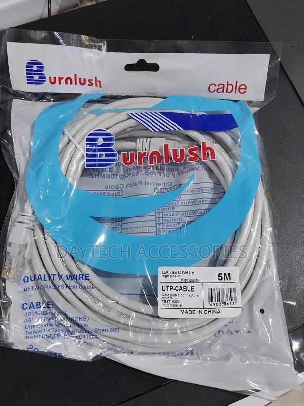 Ethernet Cable 5m, Cat 6e/Cat6 Ethernet Cable High Speed - thumbnail 2