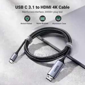 Ugreen USB C to HDMI Cable ( at 60hz) 6.6ft, Type C to HDMI