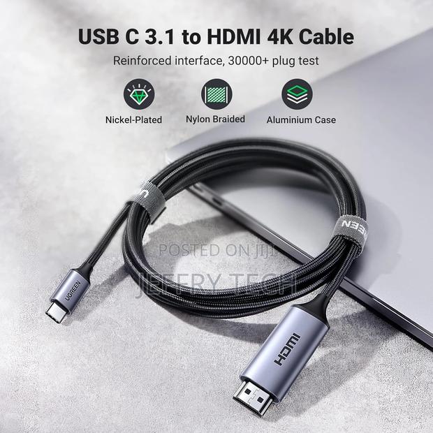 Ugreen USB C to HDMI Cable ( at 60hz) 6.6ft, Type C to HDMI