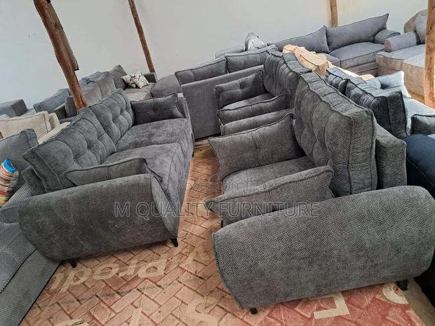 New 7 Seater Gray Modernized Cozy Sofa