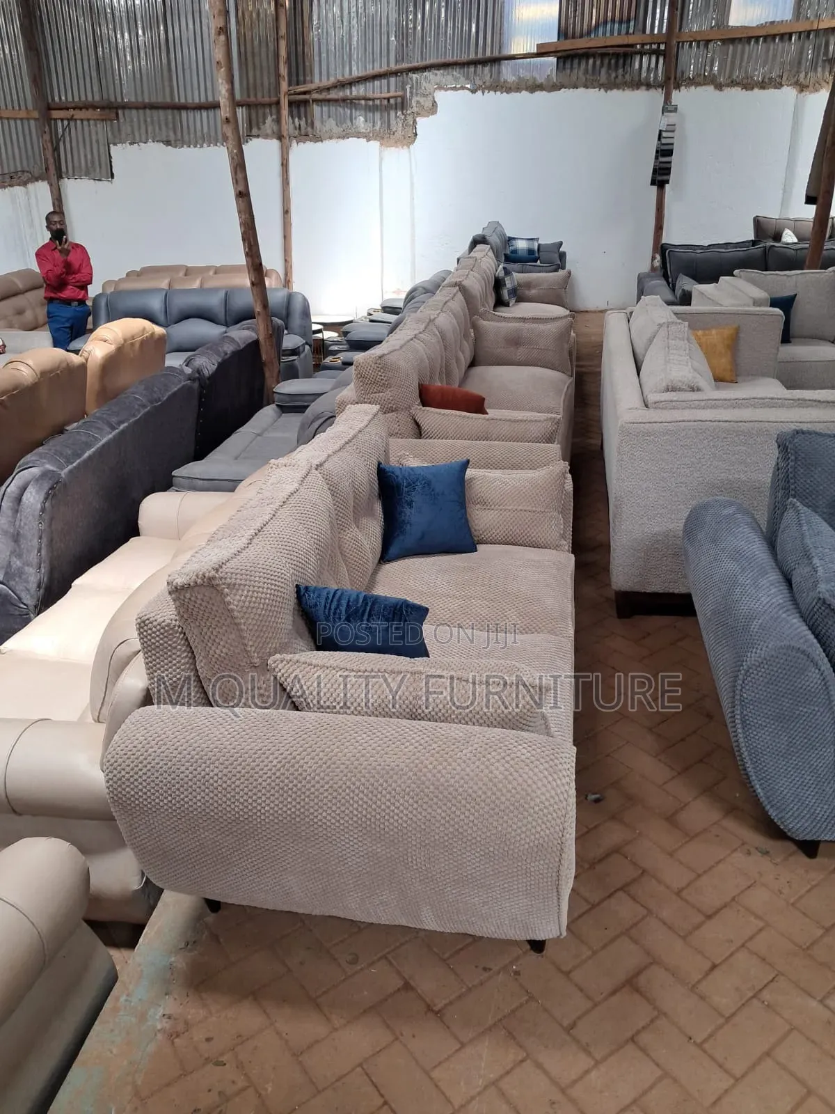 Brand New 7 Seater Modernized Cozy Sofa