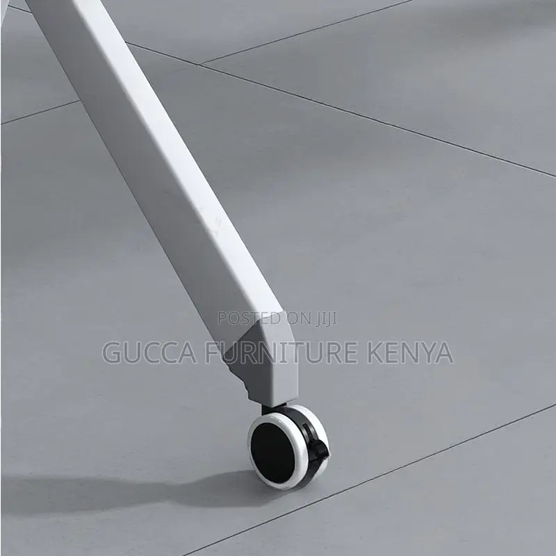Office Tables:120cm 
Folding Office Desk With Swivel Wheels