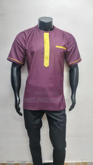 Maroon and Gold Shirt for Men