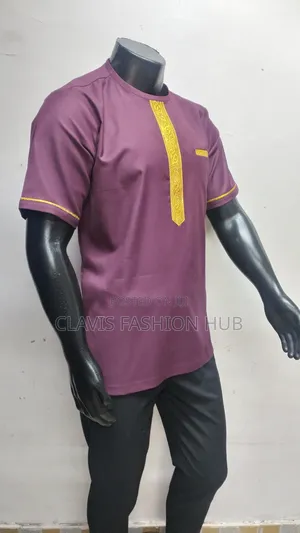 Maroon and Gold Shirt for Men