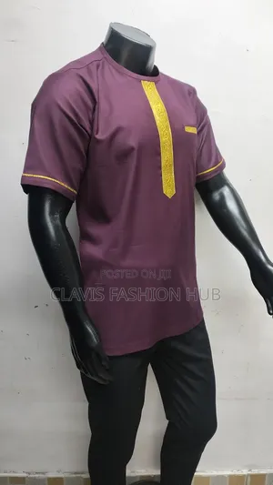 Maroon and Gold Shirt for Men