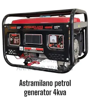 Heavy Duty Astramilano Petrol Generator 4kva (Rope)